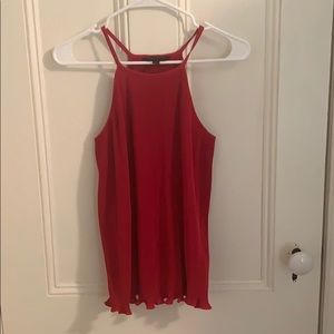 Banana Republic red halter top